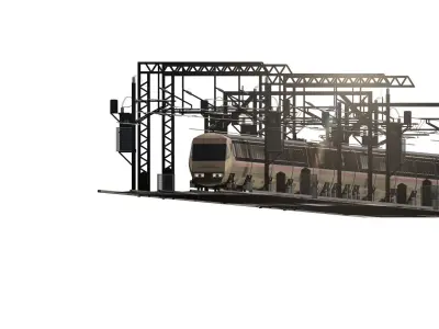 Class 370 Advanced Passenger Train 3D model