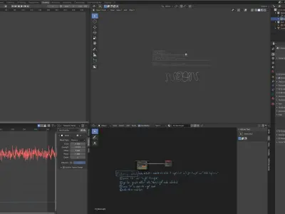 Quick Neon Generator for Blender Free low-poly 3D model