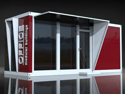 Modular office 15m2 3D model