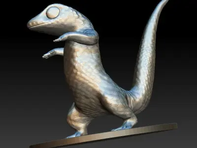 LIZARD GECKO 3d model Hi Poly model 3D print model