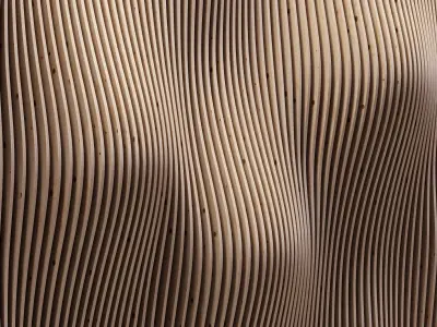 Parametric decor panel 3D model