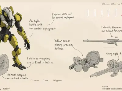 Dravox Low-poly 3D model