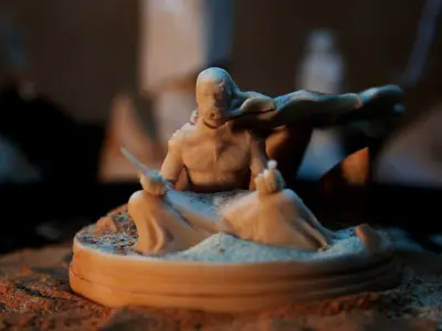 DUNE - MuadDib Paul Atreides -  Arrakis Fremen - SCULPTURE 3D print model