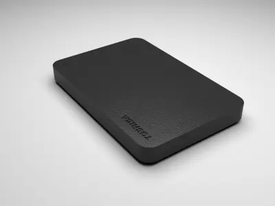  External HDD 3D model