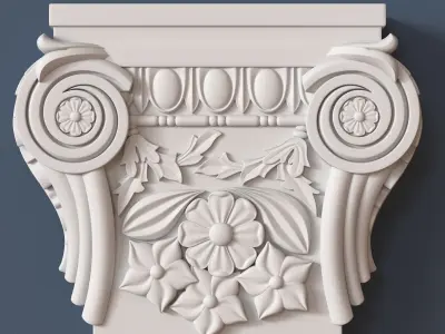 Pilaster Capital 3D model
