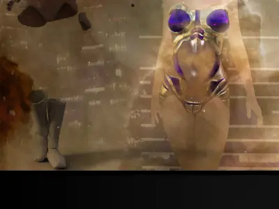 Sci fi dress GENESIS 2 3D model