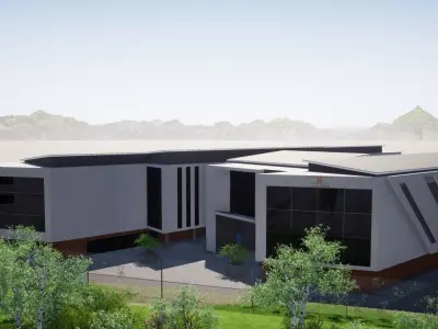 OFFICE PARK COMPLEX 3D model