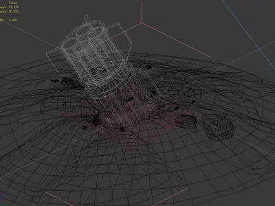 Missile-pit 01 3D model