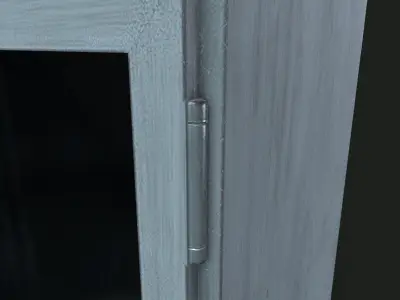 Cabinet Doors Low-poly 3D model