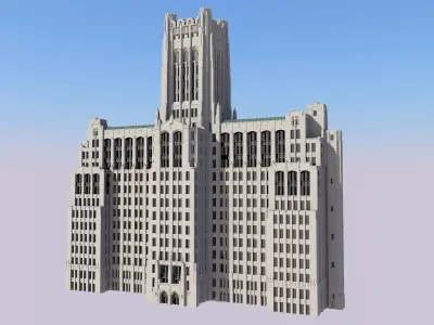 Ward Memorial Building Free 3D print model