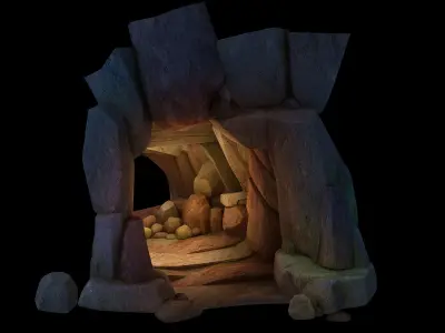 Dwarven Mine Entrance 23 3D model