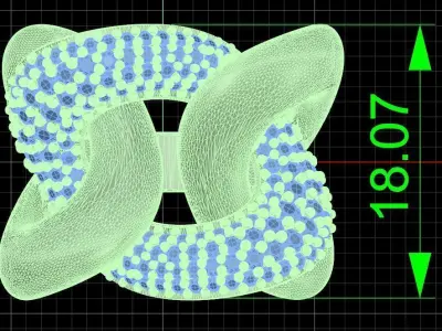 Jewelry ring 239 3D print model
