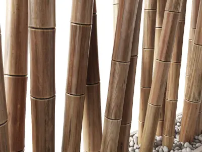 Bamboo decor n20 3D model