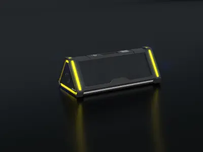 Sci Fi Box v4 Low-poly 3D model