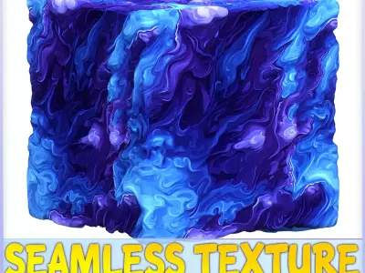 Stylized Water Seamless Texture Texture