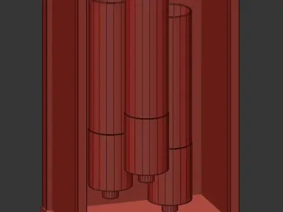 Portico Aluminum 3D model
