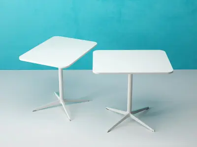 Square Table with Rounded Corners 3D model