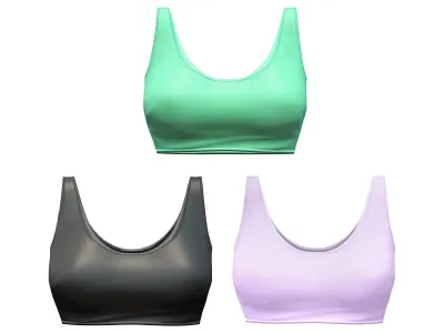 Hip Hop Street Style Top Pants Shoes Outfit Low-poly 3D model