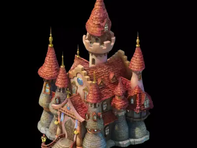 main city - Castle 20 3D model
