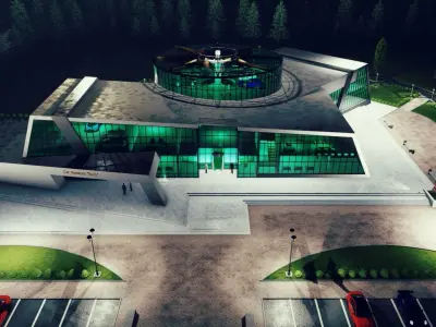 Architectural project 3D model