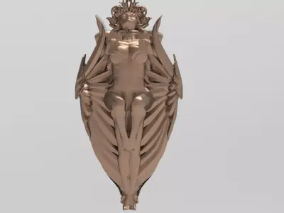 Archon statue 2 3D model