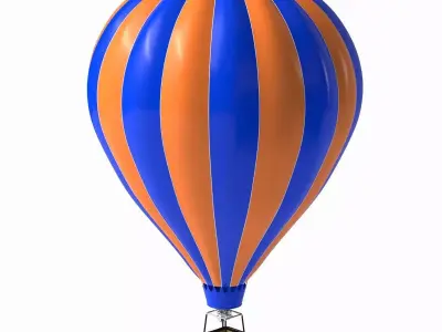Hot Air Balloon 02 3D model