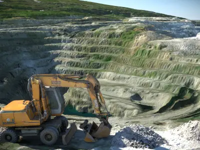 Scanned Opencast Mines  3D model