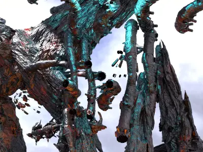 Asteroid Disposal facility 3D model