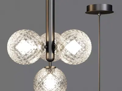 Nuura Miira 4 Optic 03040223 - Pendant Lamp 3D model