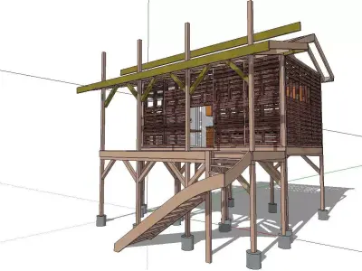 Creative Design-Holiday Cabin-046 3D model