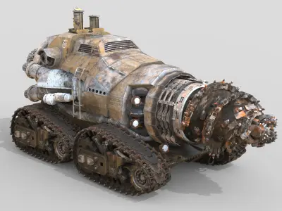 Rustclaw Siege Driller 3D model