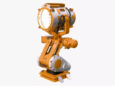 Automated Searchlight M1 3D model