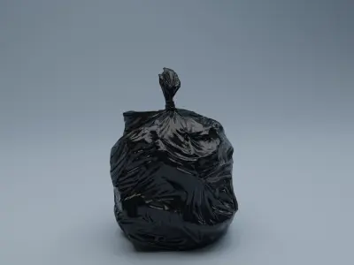 Trashbag - Small 2 Low-poly 3D model