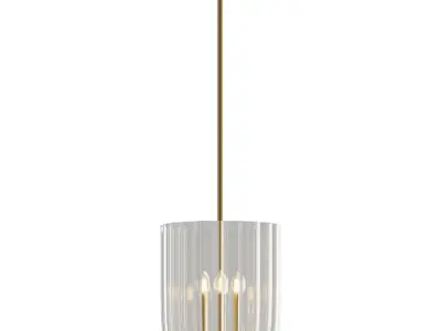 Custom Lighting Sisi 3 Light Pendant 3D model