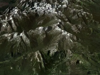 Teton National Park 3D model