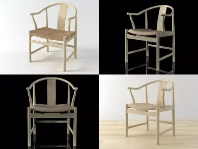 PP56 PP66 The Chinese Chair 3D model