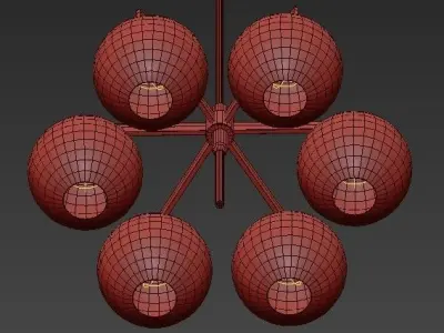 Carmella Globe PENDANT 6 3D model