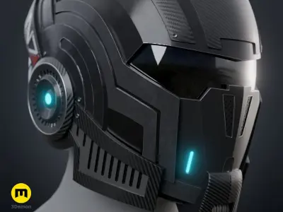 Mass Effect N7 Helmet 3D print model