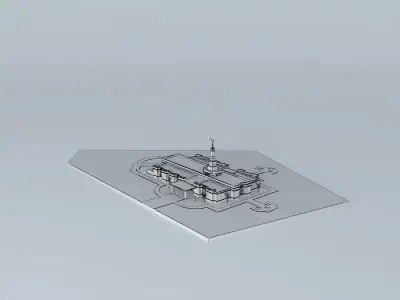 LDS, Temple Adelaide Australia Templo Mormon, 89th operating ... Free 3D model