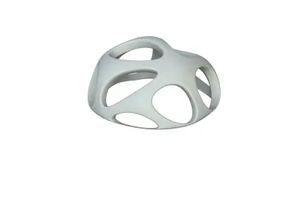 SciFi Cube Object No 53921 Low Poly Shape Low-poly 3D model