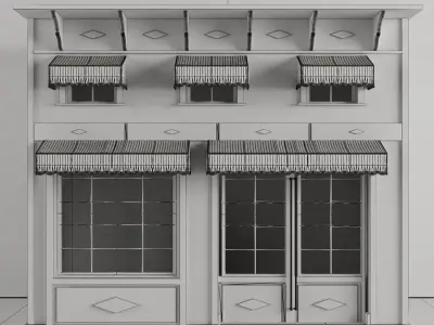 Children playhouse A restaurant for kids 3D model