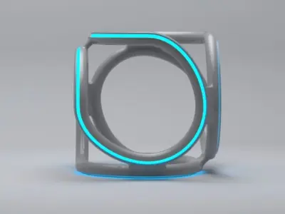 lamp infinity 3D model