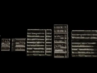 Modular High Rise Buildings 3D model