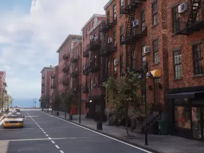 Newyork Street 3D model