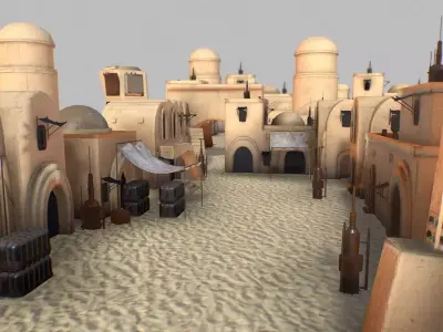 Tatooine environment 3D model