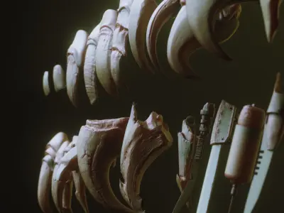 NAILS - 24 Character and Creature Nails 3D model