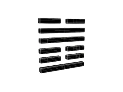 I Ching Hexagrams 17 sui v1 001 Low-poly 3D model