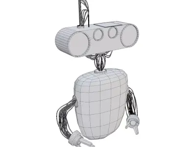 Robot Low-poly 3D model