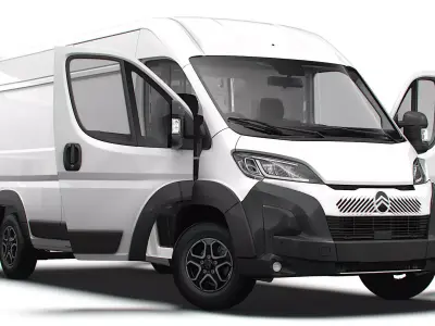 Citroen Jumper Van L3H2 HQInt UKspec 2026 3D model