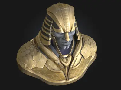 Galactic Conqueror  Armored Sci-Fi Character Model  3D model